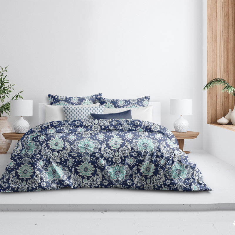 The Tailor's Bed Indali Blue/Aqua Coverlet / Bedspread Set Wayfair